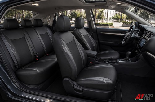 Black leather carbon fabric - carbon,