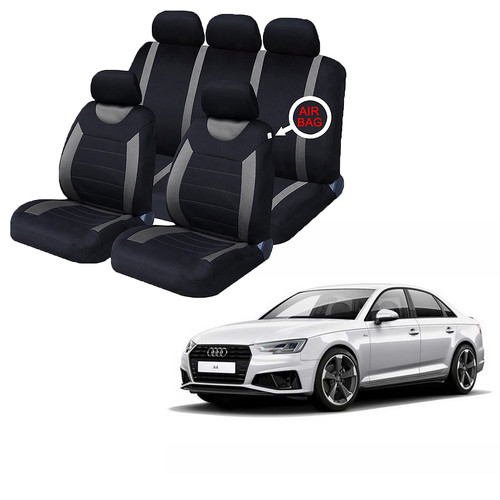 For audi black grey car - audi,