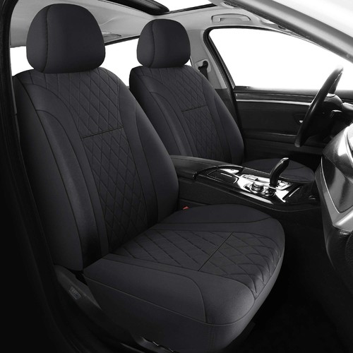 Luxury black quilted front car - quilted,