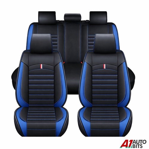 Black blue leather full - leather,