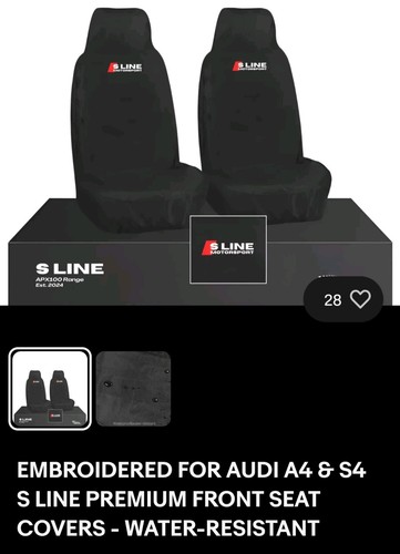 Embroidered for audi - a4, s4
