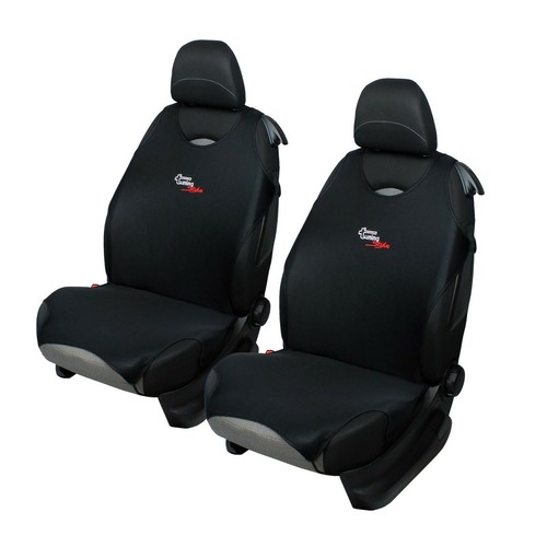 Black front vest car - black, seat