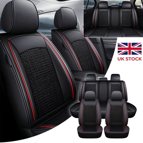 Black red car seat covers - &,