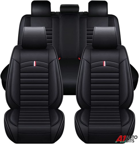 Full black leather set - black,