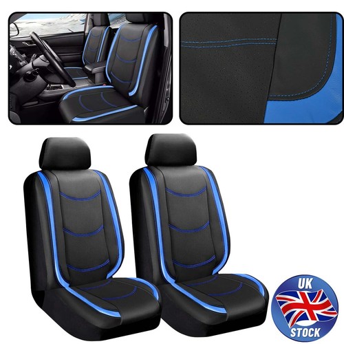 2pcs blue front car seat - front,
