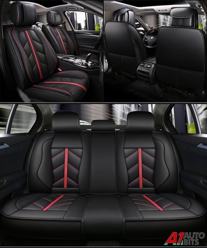 Black sporty leather car - sporty,